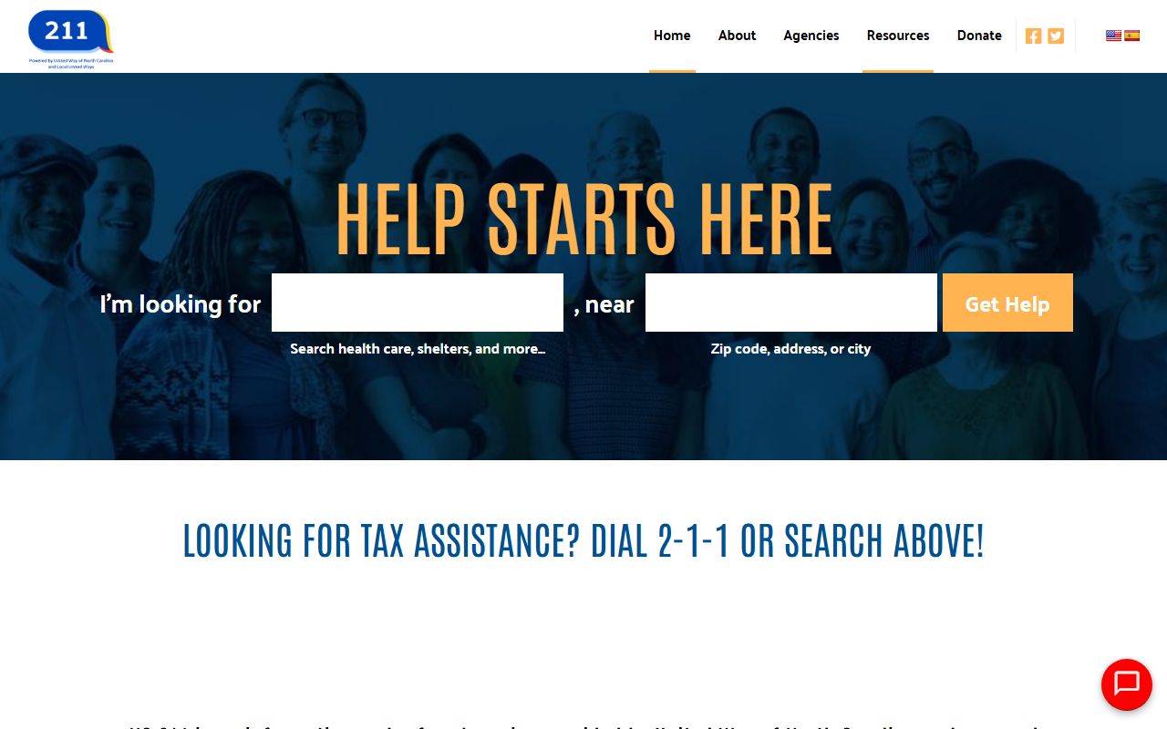 Thomasville phone directory NC 211 community resource search